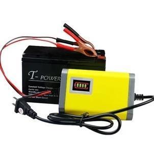 PROMO` Charger Aki Portable 12V 3A Motor Mobil Cas Casan Aki Motor Charger Aki Motor 12v Otomatis/Ca