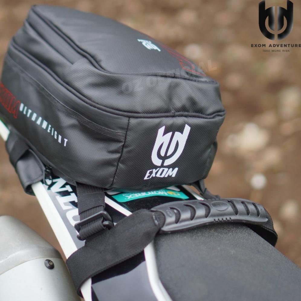 FLASH SALE` EXOM - BOX 02 TAS SPAKBOR BELAKANG MOTOR - TAS BAGASI MOTOR - Tas Motor Enduro Bagasi Be