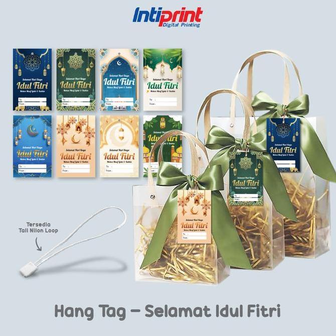 Hang Tag Lebaran isi Custom Selamat Idul Fitri Tag / Gift Card
