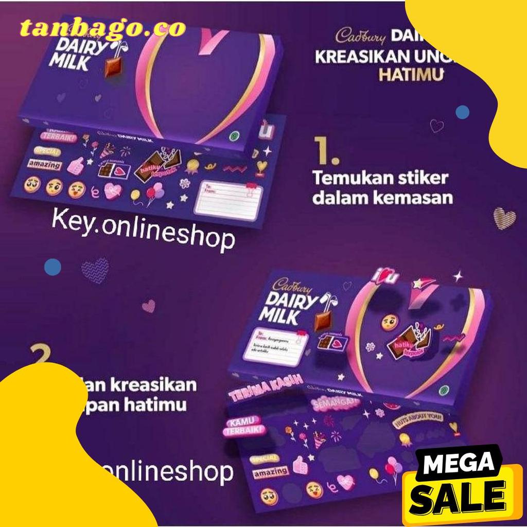 Cadbury Dairy Milk 5X30Gr Coklat Edisi Valentine 160Gr Cokelat Silverqueen 62Gr Chunky Bar 95Gr Delf