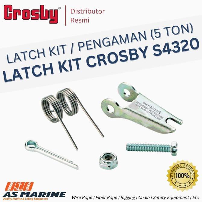 Crosby Latch Kit S4320 5 Ton Alloy (TERBAIK) (TERBARU) (TERMURAH)