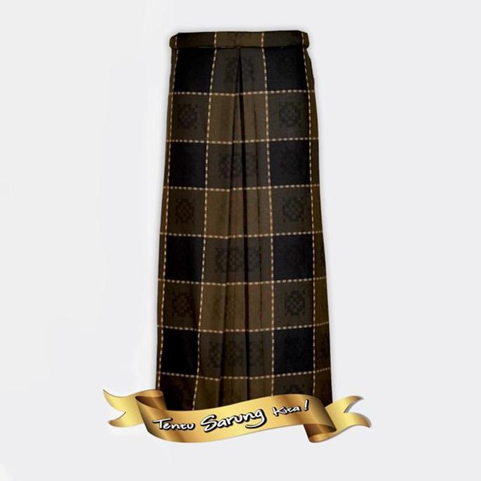 Youai- Wadimor Sarung Tenun Pen Mode Sutra Dua Warna/Kotak Dewasa Muslim Rayon Kombinasi Nyaman Moti