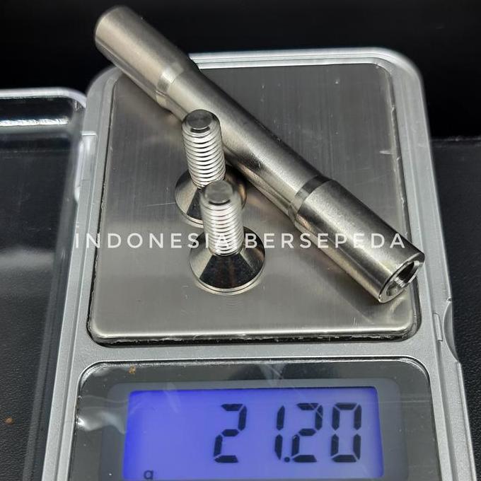 Ready Brompton Rear Triangle Titanium Hinge Spindle Bolt - Engsel dan Baut Titanium Triangle Belakan