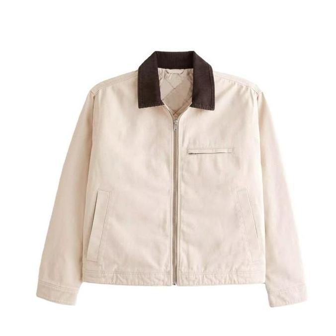 Discount Work Jaket Crop Boxy | Jaket Boxy | Work Vintage Boxy Fit Pria Liburan Jaket & Mantel Keren