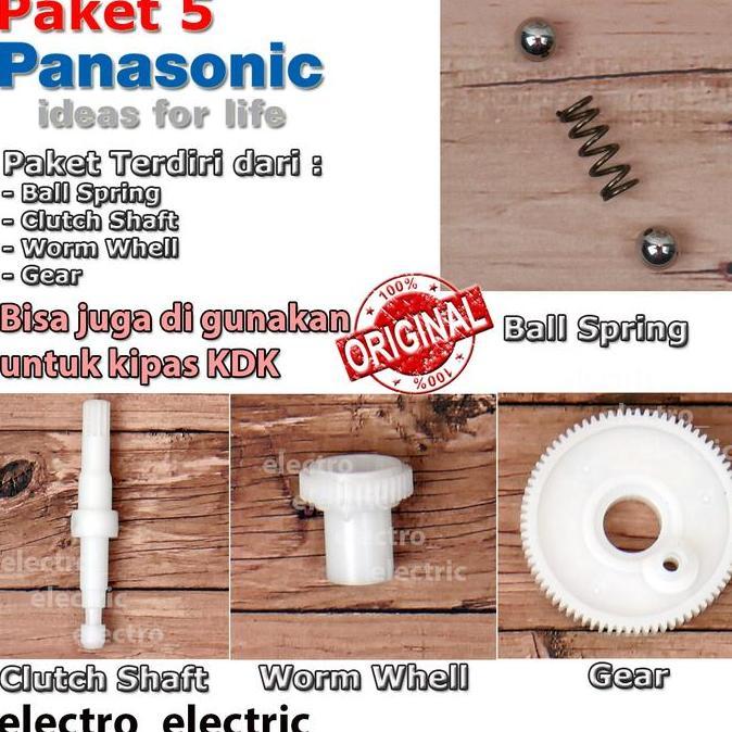 Callbe- Kipas Angin Panasonic Paket Sparepart Perbaikan Pemutar Gearbox