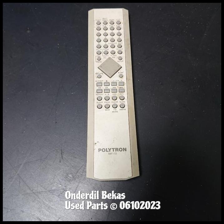 DISKON REMOT DVD HOME THEATRE POLYTRON 84F110 ICP11S10 ORIGINAL 
