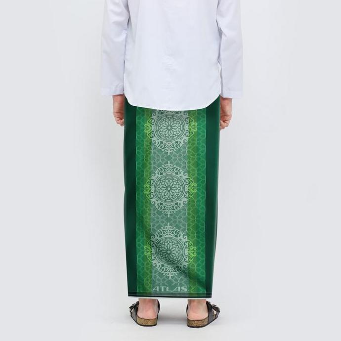 Sarung ATLAS Premium 790 Jacquard Songket Hijau 01 (TERBAIK) (TERBARU) (TERMURAH)