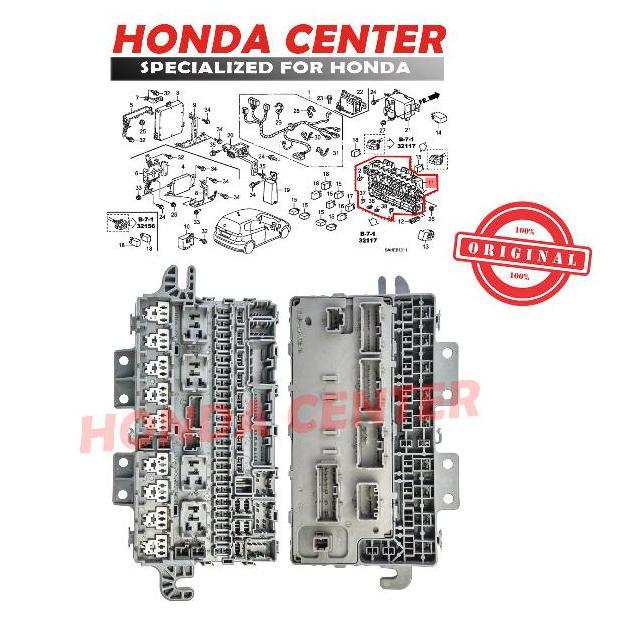 fuse box bok sekring sikring BCM honda jazz gd3 2004 2005 2006 2007 2008