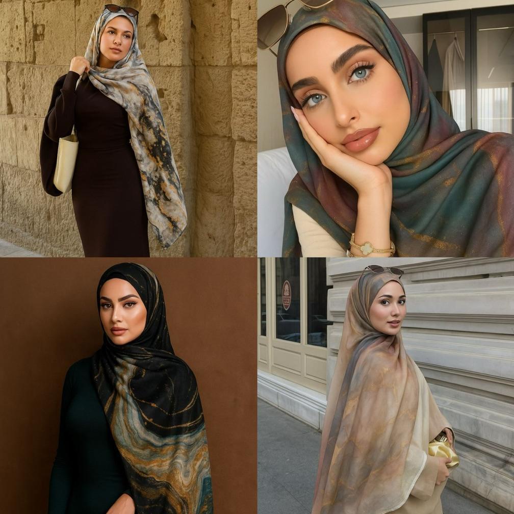 Zahira hijab  /  pashmina with premium quality moeslem woman