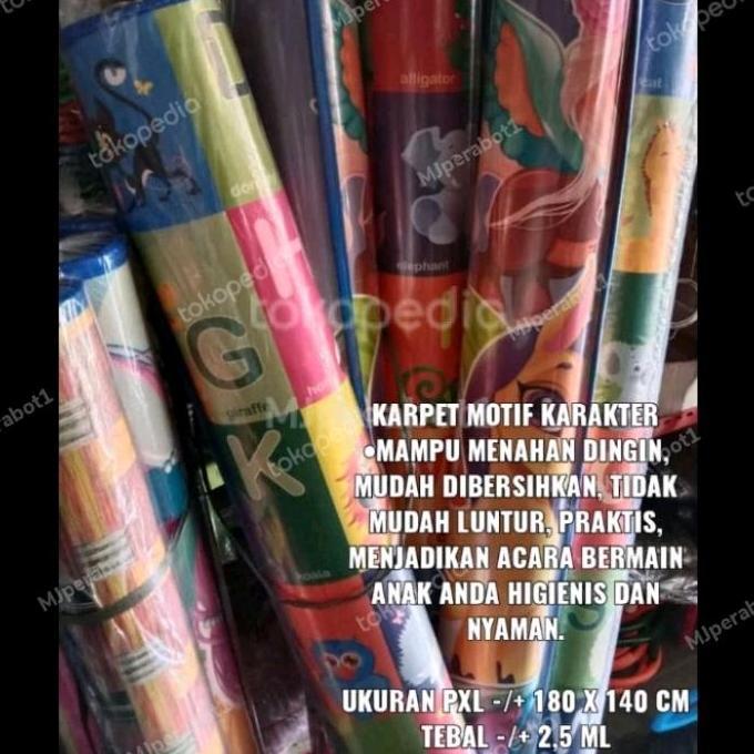 Karpet Lantai Motif/ Karpet Karakter/ Tikar Spon Plastik