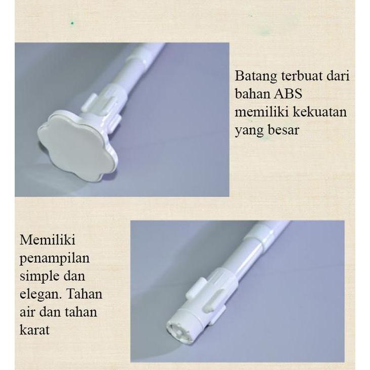Tiang Jendela/Tiang Gorden/Tiang Pintu/Tiang Jemuran Multifungsi