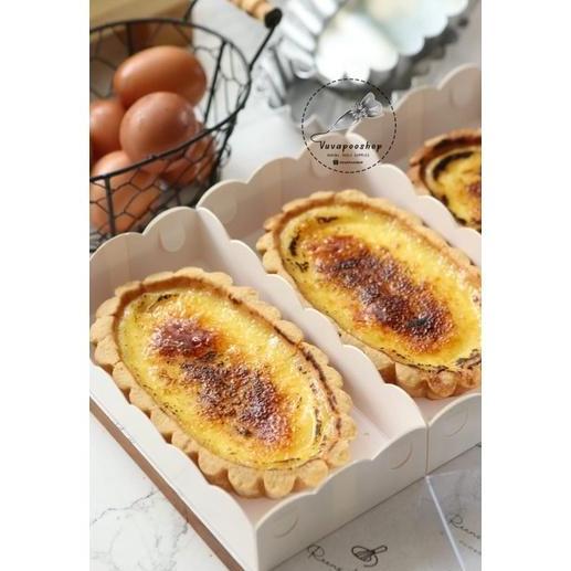 Dus Mika Putih isi 5pcs / Dus Kue Bening Transparan / Box Kue Brownies