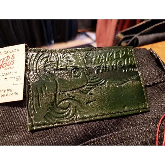 Naked & Famous Denim - Weird Guy Real Seaweed Selvedge Denim murah