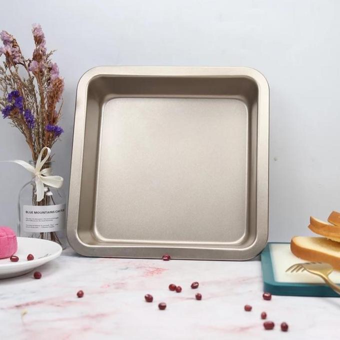Loyang Teflon Kotak Non Stick Square Pan Ogura Cheesecake Kue Cake