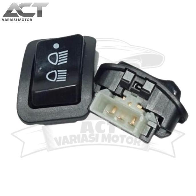 Saklar Lampu Motor 3 Mode Saklar Dim
