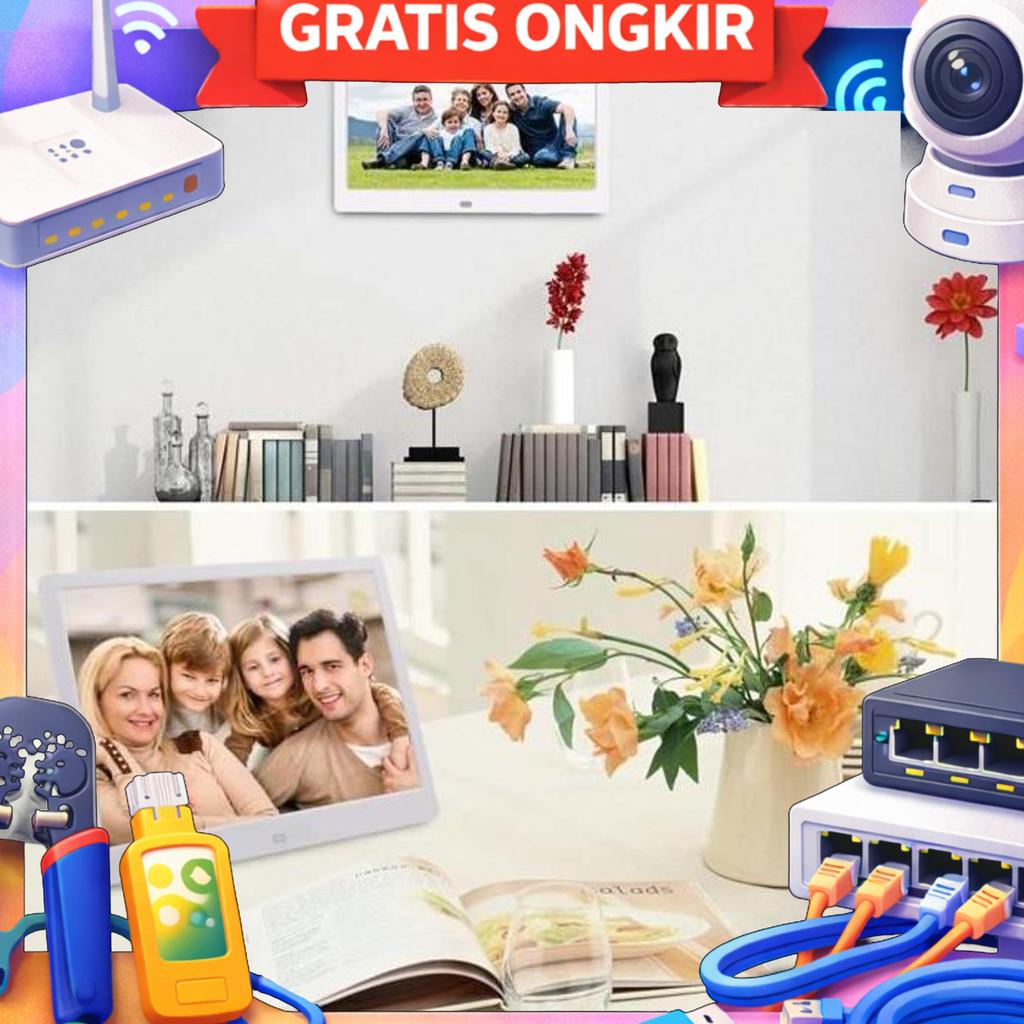 Bingkai Foto Digital 10 Inch Terbaru - Evd Dpf10 Digital Foto Frame