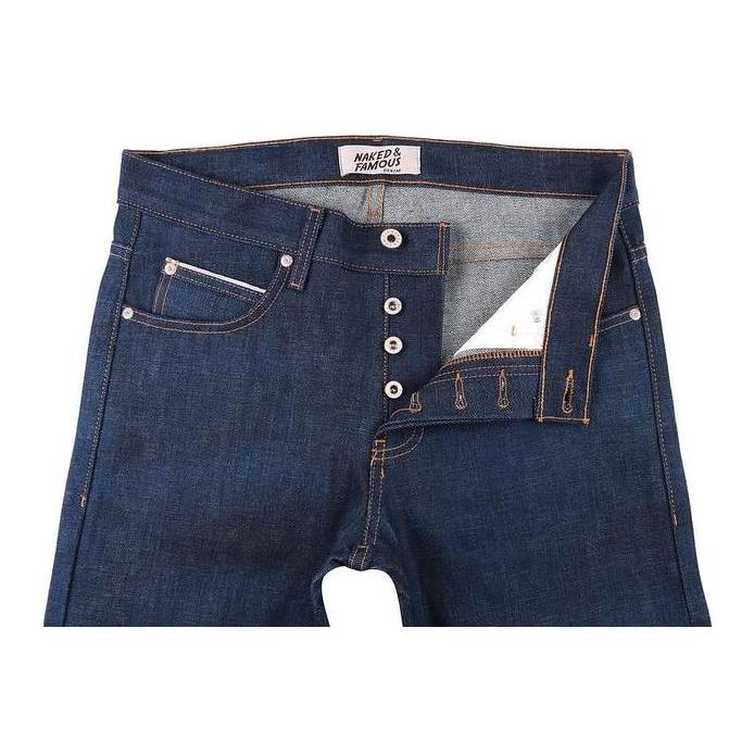 Naked & Famous Denim - Weird Guy Kasuri Selvedge murah