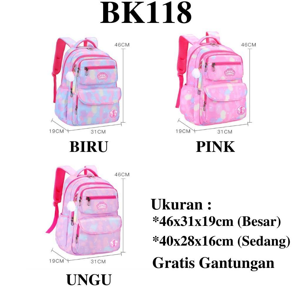 Viral  Mikado - Bk118 Tas Sekolah Anak Perempuan Tas Ransel Sekolah Anak Ransel Anak Perempuan