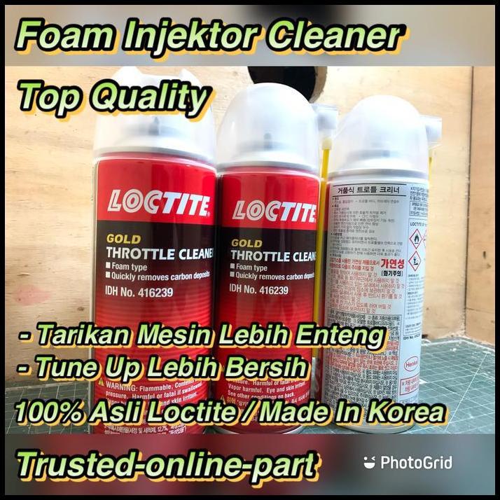DISKON PEMBERSIH RUANG BAKAR LOCTITE INJEKSI CLEANER 250ML GOLD