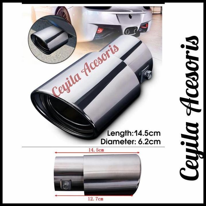 TERBARU MUFFLER UJUNG KNALPOT RACING MODEL STAINLESS MOBIL KARIMUN WAGON R