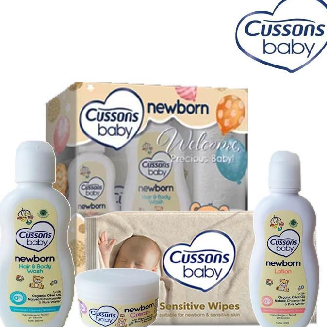 Murah Set Sabun Mandi Lotion Tissue Dan Cream Cussons Baby Pack Newborn / Bayi Baru Lahir