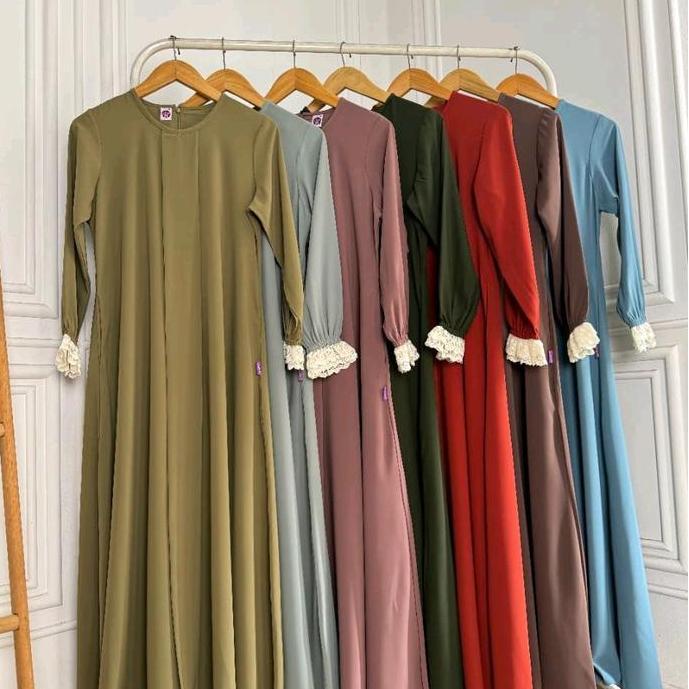 Promo Gamis Darby/Dnl Ruxury .Bahan Marbela Polos