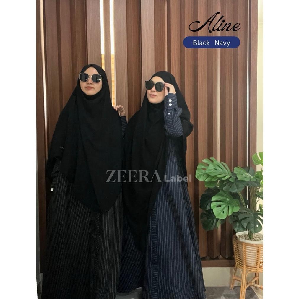 Aline Stripe Dress Gamis Salur Belluci