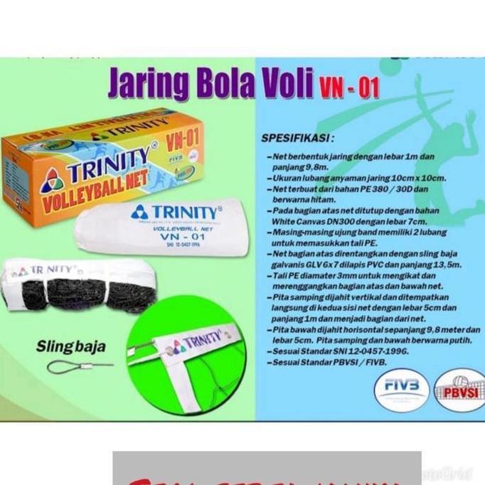 Net voli NEW  Trinity standard PBVSI ,FIVB (TERBAIK) (TERBARU) (TERMURAH)