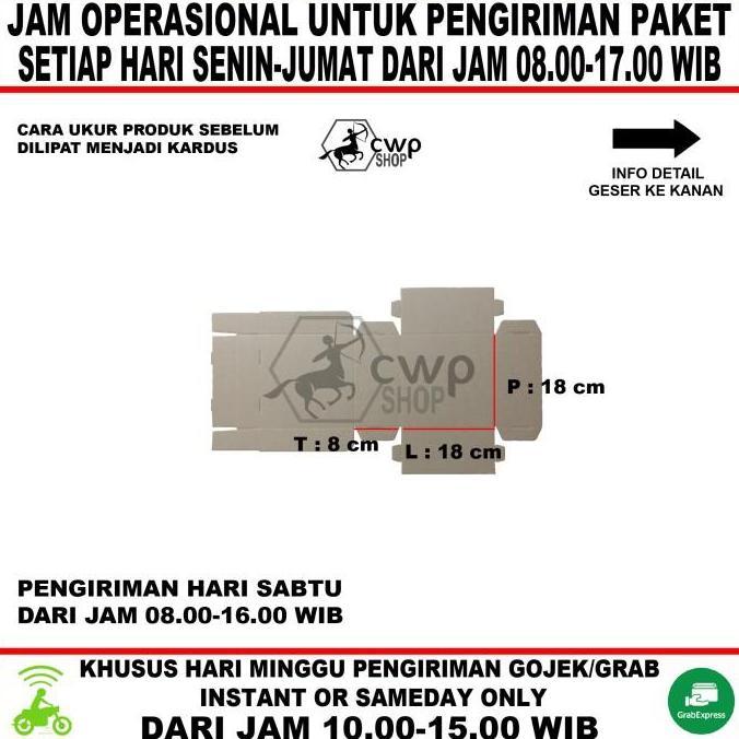 Thebest- Cake Box Polos UK 18x18x8 Model Cake Box