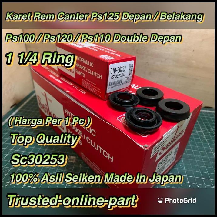 TERLARIS KARET SEAL REM PS CANTER 125 110 100 120 PS135 100% ASLI SEIKEN 30253 