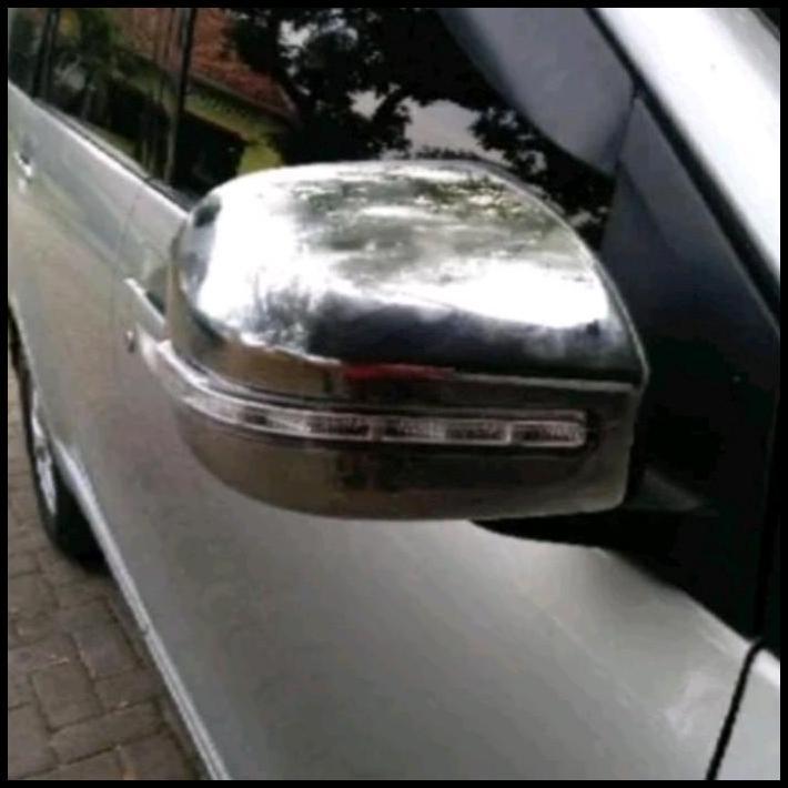 TERMURAH COVER SPION/ PELINDUNG SPION ALL NEW AVANZA/VELOZ/TYPE G 2012-2014 CHROME CAR 