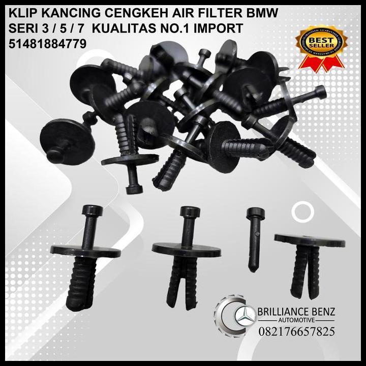 GRATIS ONGKIR KLIP KANCING CENGKEH AIR FILTER BMW SERI 3 / 5 / 7 UNIVERSAL CLIP TRIM 