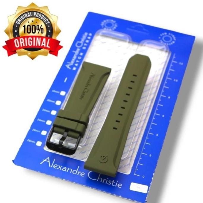 RUBBER KARET TALI JAM STRAP ALEXANDRE CHRISTIE AC9370 AC9371 AC9372 AC9373 AC9377 9370 9371 9372 937