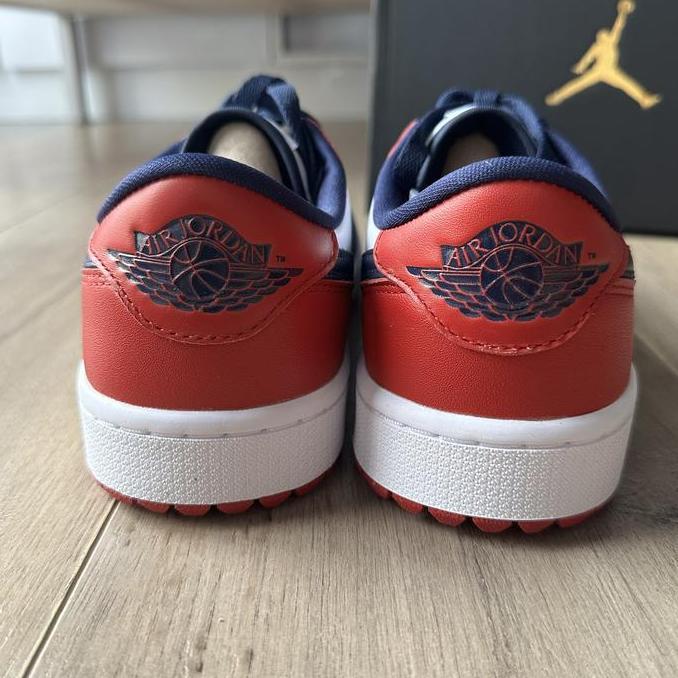 Nike Air Jordan 1 Low G Golf USA Gym Red Navy Original
