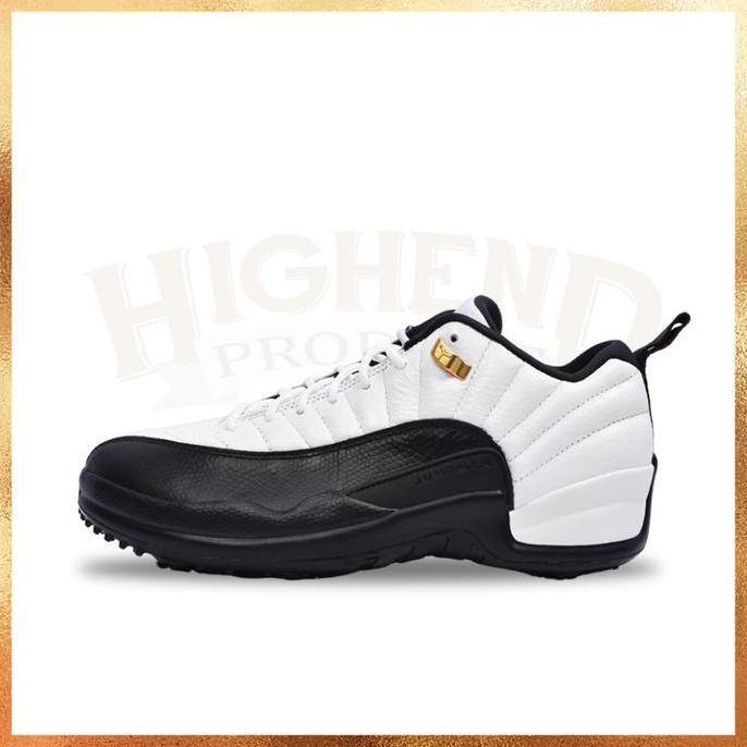 Sepatu Golf Air Jordan Retro 12 Taxi Mens 100% Original DH4120-100