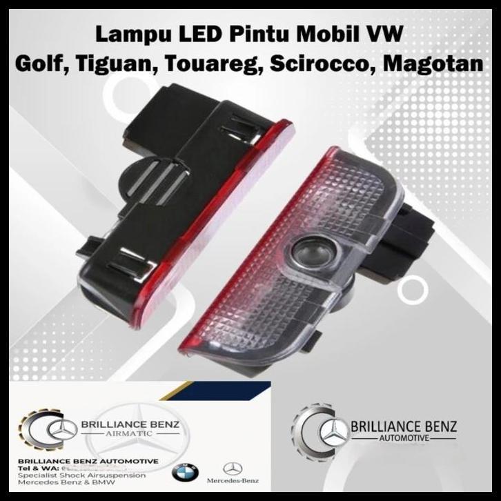BEST DEAL LAMPU PINTU MOBIL LED LOGO VW VOLKSWAGEN GOLF TIGUAN TOUAREG SCIROCCO