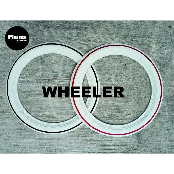 Thebest- Lis Ban Mobil White Wall Ban Mobil Velg Ring 13-15 STRIP WARNA WHEELER