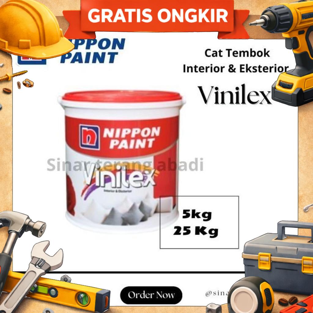 Nippon Vinilex Interior Kemasan 5 Kg Base Pastel Walden White Np Ow 1010P Cat Tembok No. 1 Tahan Dis