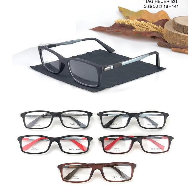 DISKON FRAME KACAMATA TAG HEUER TH521 SPORTY 521