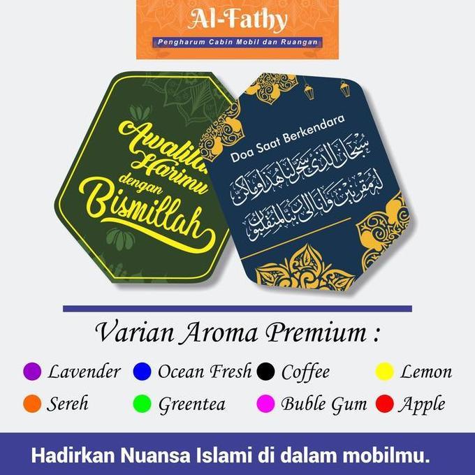 Thebest- Parfum Mobil Aroma Premium Pewangi Dan Pengharum Desain Islami