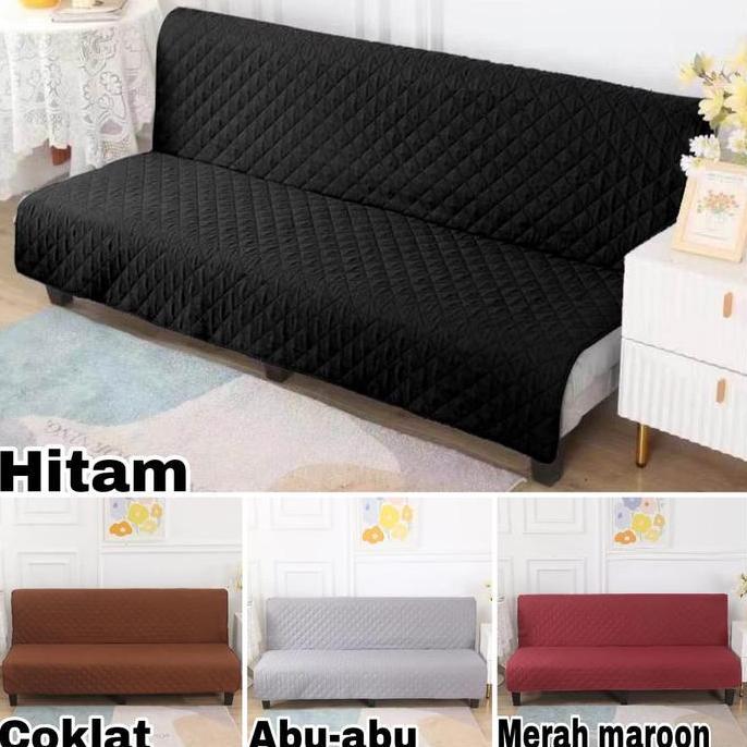 Promo Sarung Sofa Bed Protektor Size M N L / Cover Sofa Bed Informa Microfiber Cod