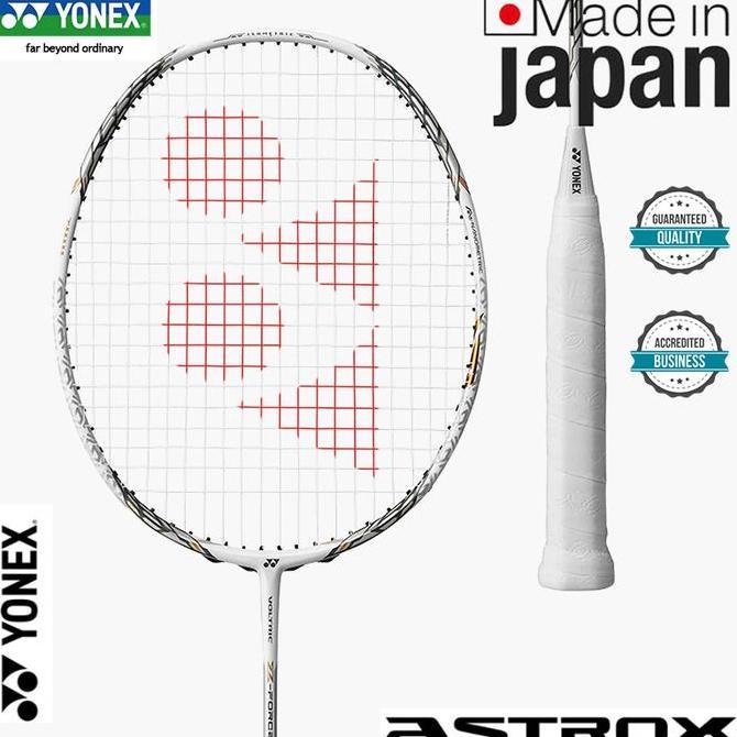 (BEST SELLER) Yonex Raket Badminton VOLTRIC Z FORCE II WHITE Badminton Racket - Specifications: 4U G