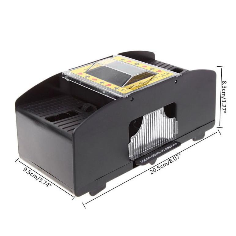 Pengocok Card Otomatis Shuffler Kartu Remi Poker Electric Poker Card Shuffler