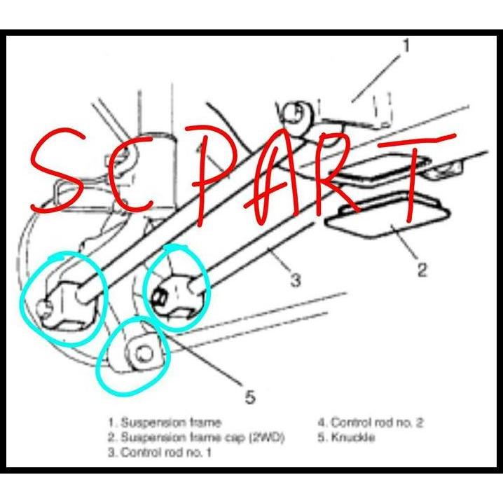 TERBARU BUSHING BOS KNUCKLE SET SUZUKI BALENO OLD. 