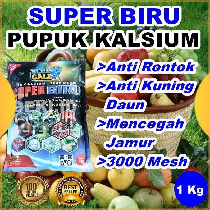 Pupuk Kalsium Super Biru 99% Plus Magnesium Boron