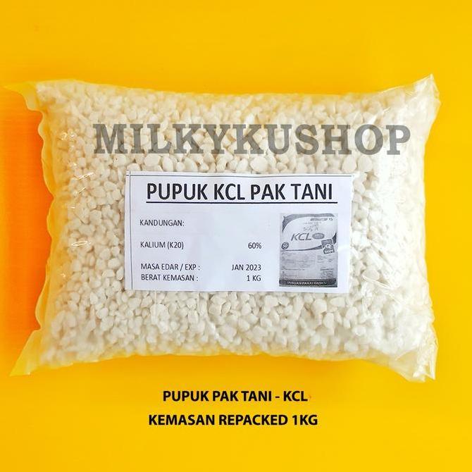 PUPUK PAK TANI KCL PUTIH 1 KG  KEMASAN REPACK