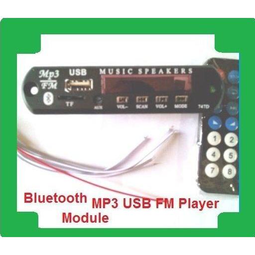 Murah Super Bluetooth Mp3 Usb Fm Player Module Bonus Adaptor 220V