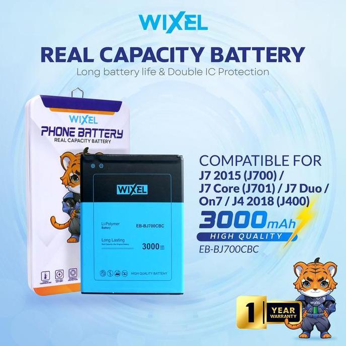Hradpix- Wixel Baterai Compatible For Samsun J7 2015 J7 Core J701 Duo J4 J400 2018 On7 J700 J700F J7