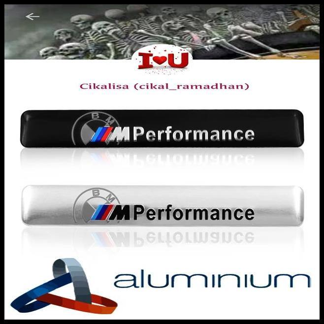BEST DEAL EMBLEM BMW M PERFOMANCE 85 X 12 MM 