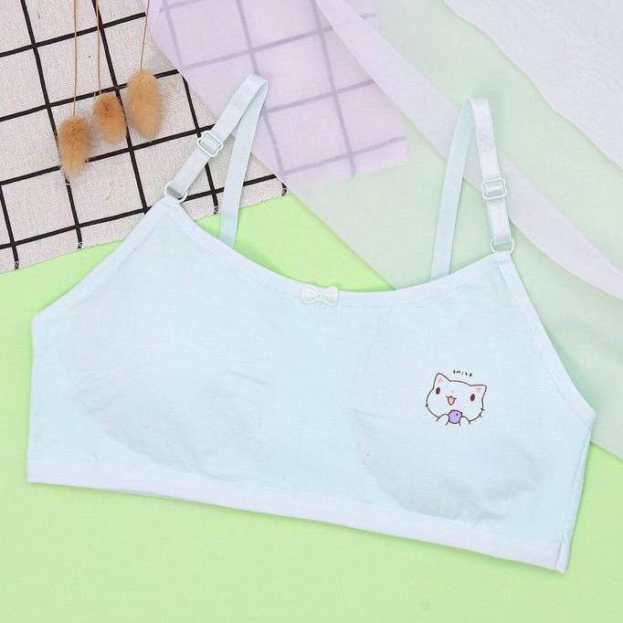 BR1911 Bra Mini Set Polos Remaja Nyaman & Simple untuk Cewek Pubertas